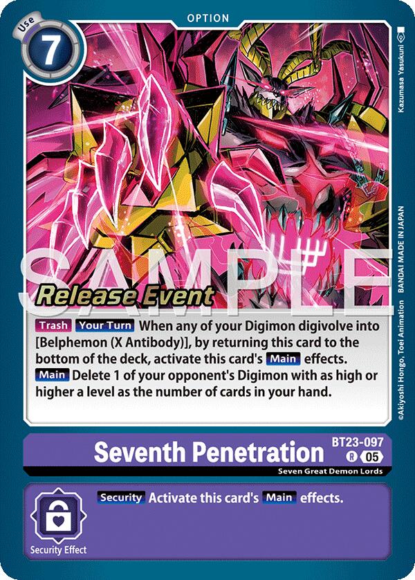 Seventh Penetration [BT23-097] [Hackers' Slumber Release Event Cards] | Shuffle n Cut Hobbies & Games