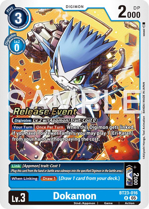 Dokamon [BT23-016] [Hackers' Slumber Release Event Cards] | Shuffle n Cut Hobbies & Games
