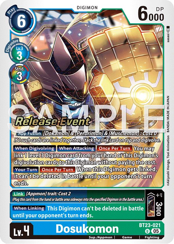 Dosukomon [BT23-021] [Hackers' Slumber Release Event Cards] | Shuffle n Cut Hobbies & Games