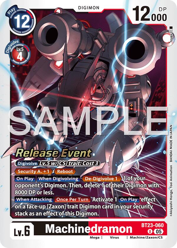 Machinedramon [BT23-060] [Hackers' Slumber Release Event Cards] | Shuffle n Cut Hobbies & Games