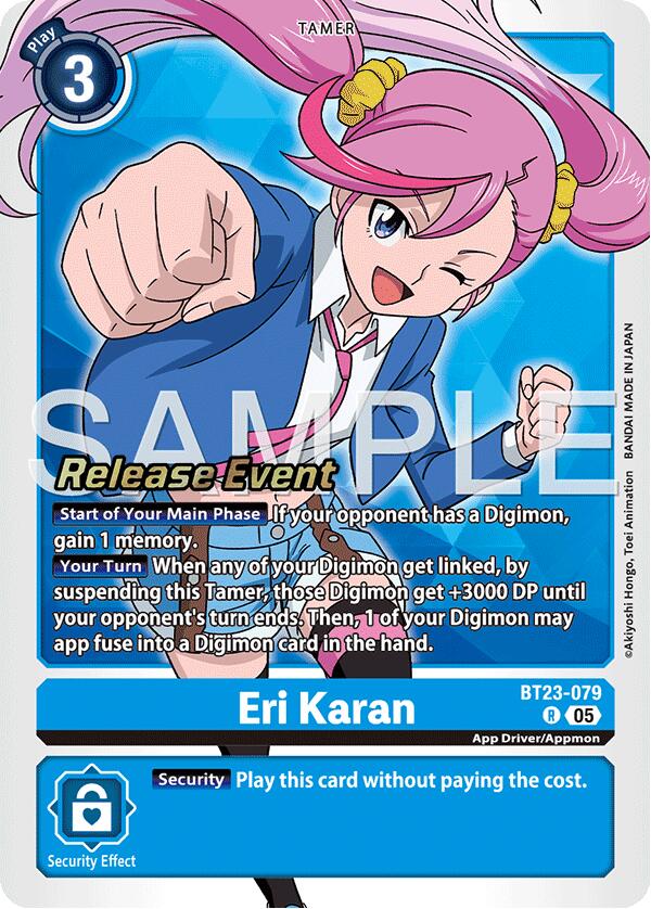 Eri Karan [BT23-079] [Hackers' Slumber Release Event Cards] | Shuffle n Cut Hobbies & Games