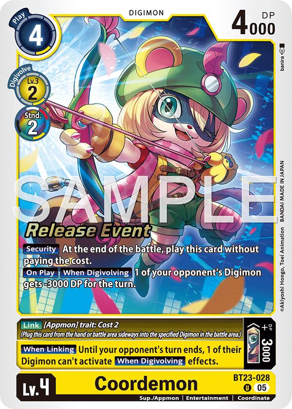Coordemon [BT23-028] [Hackers' Slumber Release Event Cards] | Shuffle n Cut Hobbies & Games