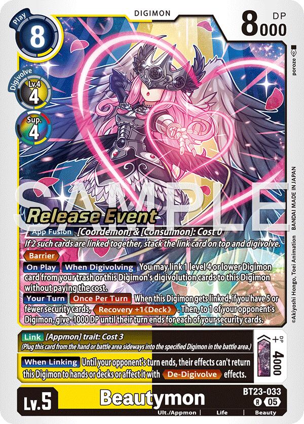 Beautymon [BT23-033] [Hackers' Slumber Release Event Cards] | Shuffle n Cut Hobbies & Games