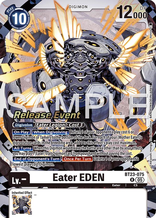 Eater EDEN [BT23-075] [Hackers' Slumber Release Event Cards] | Shuffle n Cut Hobbies & Games