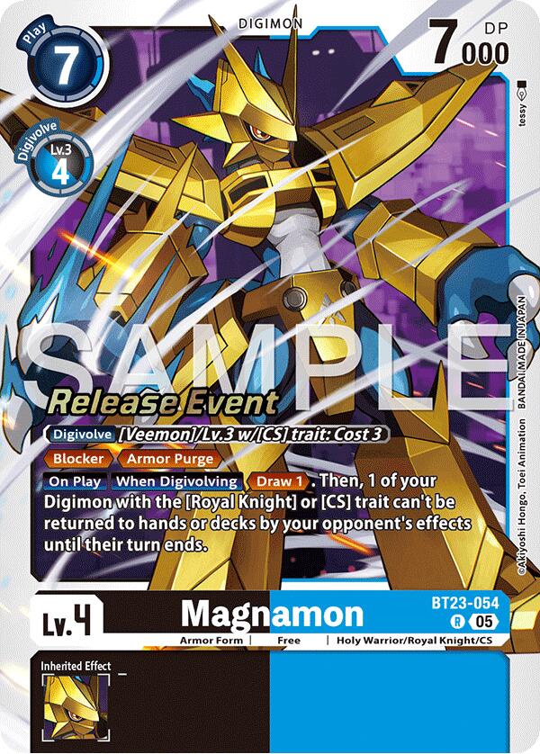 Magnamon [BT23-054] [Hackers' Slumber Release Event Cards] | Shuffle n Cut Hobbies & Games