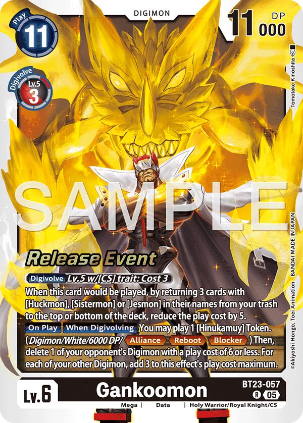 Gankoomon [BT23-057] [Hackers' Slumber Release Event Cards] | Shuffle n Cut Hobbies & Games