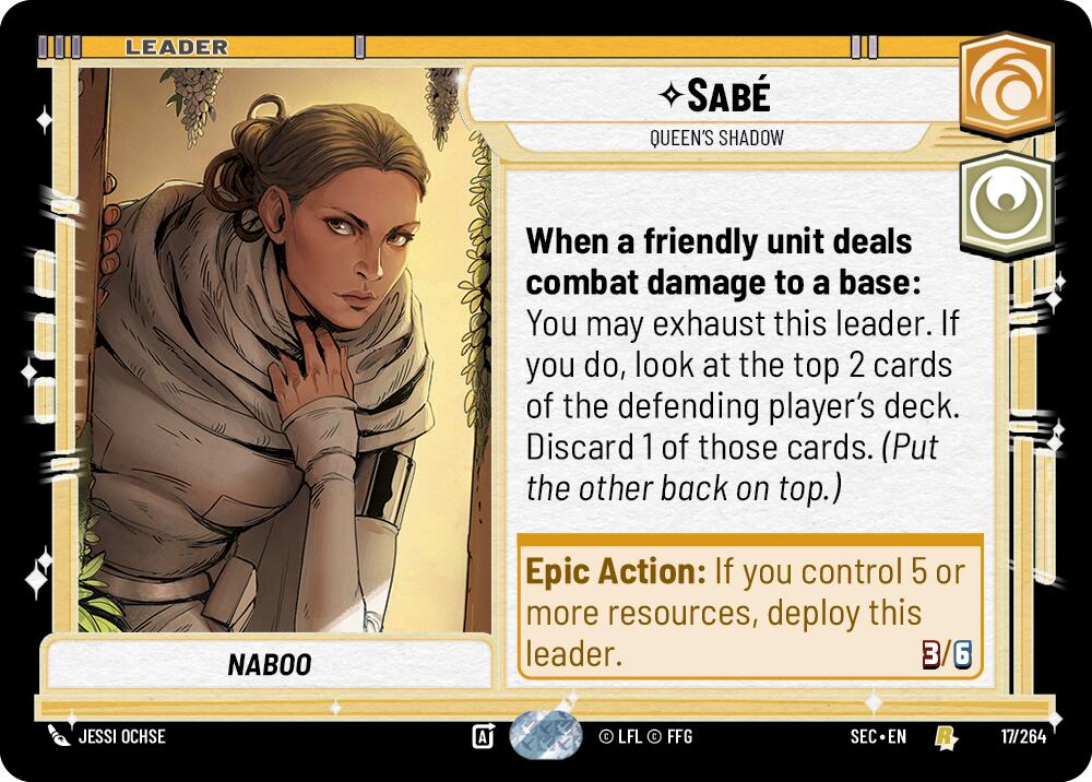 Sabe (17/264) - Queen's Shadow (17/264) [Secrets of Power] | Shuffle n Cut Hobbies & Games