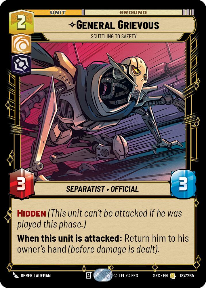 General Grievous (187/264) - Scuttling to Safety (187/264) [Secrets of Power] | Shuffle n Cut Hobbies & Games