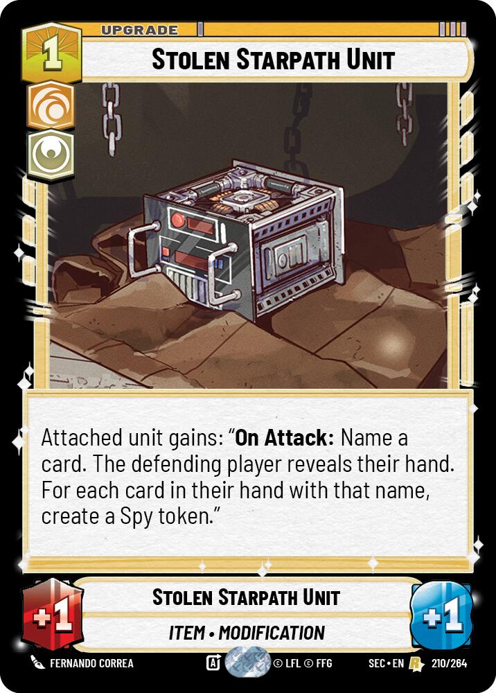 Stolen Starpath Unit (210/264) (210/264) [Secrets of Power] | Shuffle n Cut Hobbies & Games