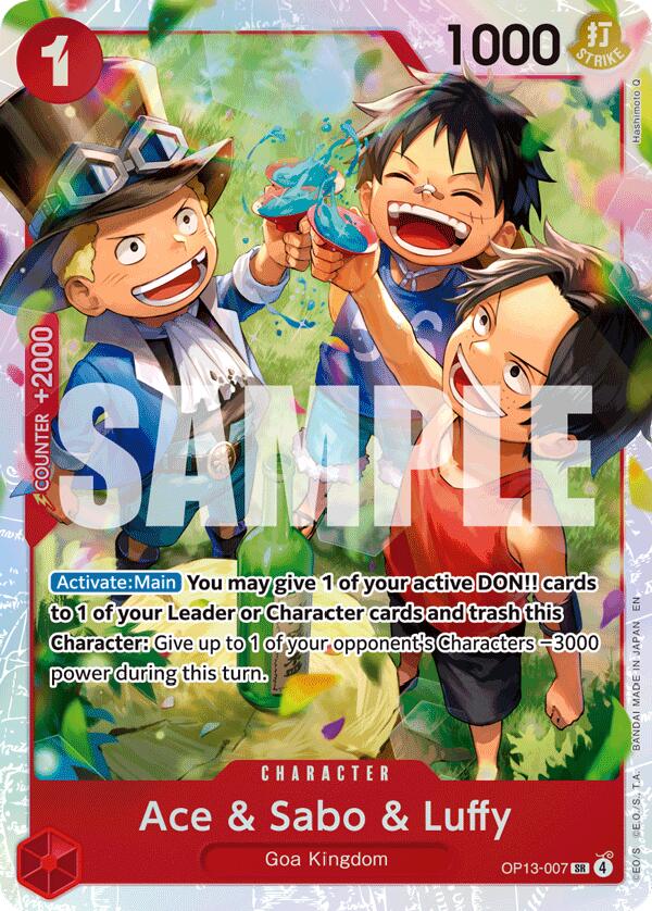 Ace & Sabo & Luffy [Carrying On His Will] | Shuffle n Cut Hobbies & Games