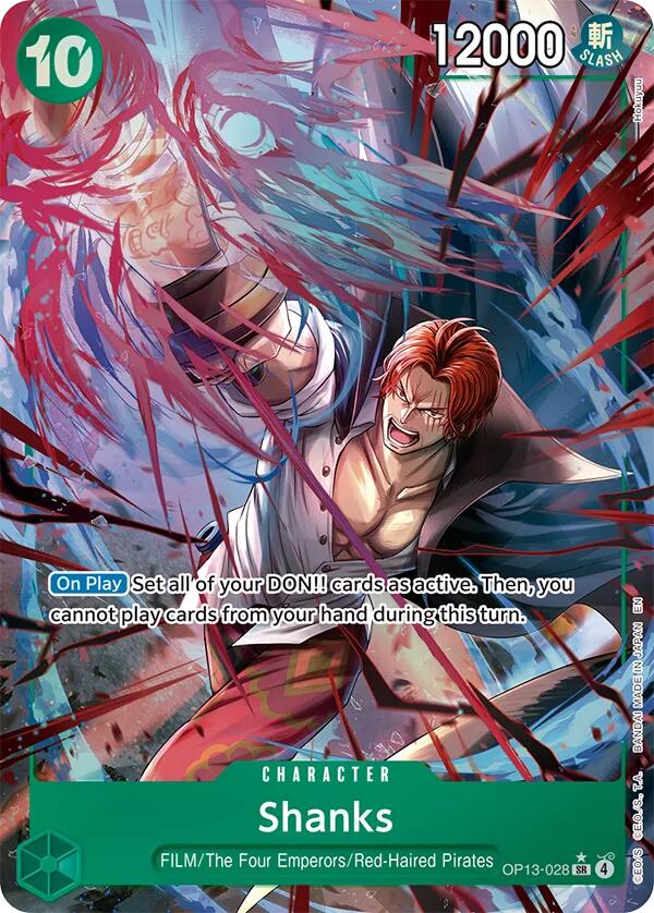 Shanks (Alternate Art) [Carrying On His Will] | Shuffle n Cut Hobbies & Games
