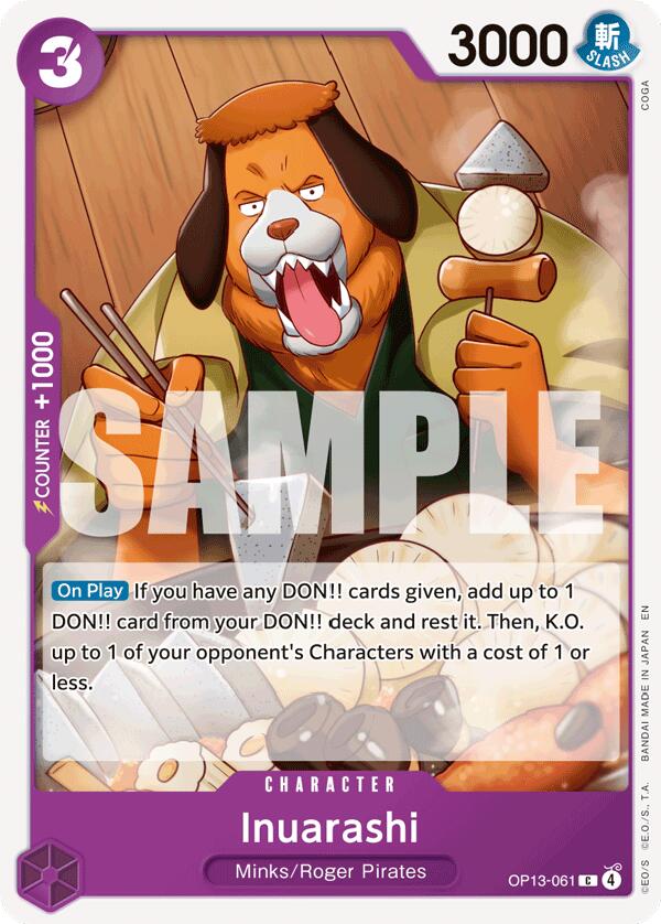 Inuarashi [Carrying On His Will] | Shuffle n Cut Hobbies & Games