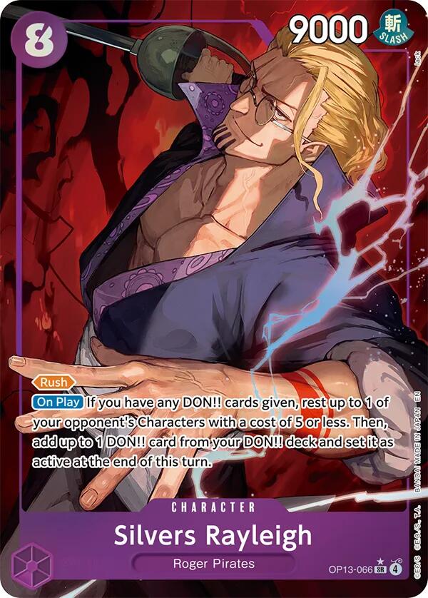 Silvers Rayleigh (Alternate Art) [Carrying On His Will] | Shuffle n Cut Hobbies & Games