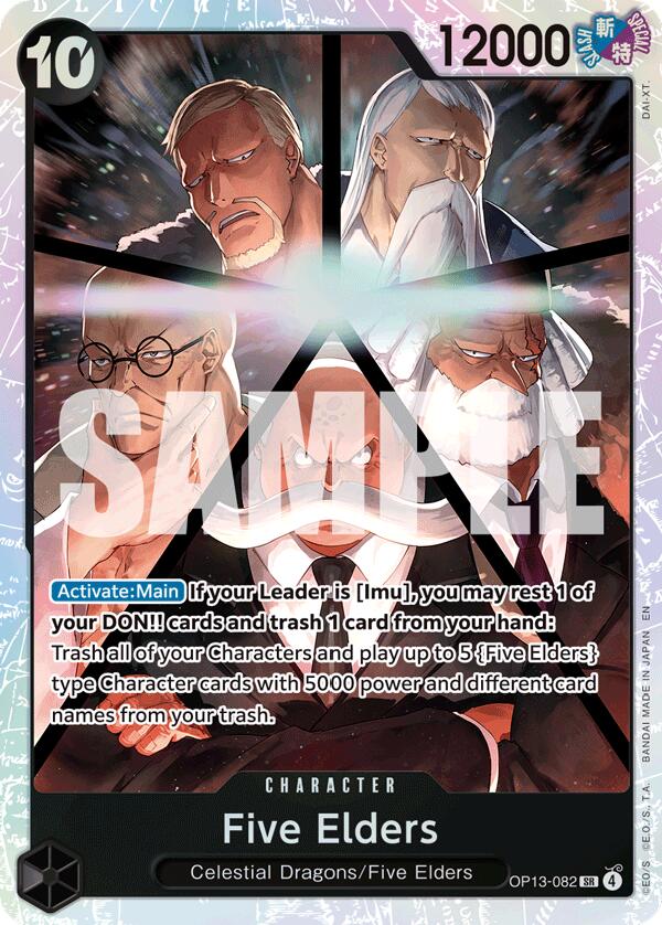 Five Elders [Carrying On His Will] | Shuffle n Cut Hobbies & Games