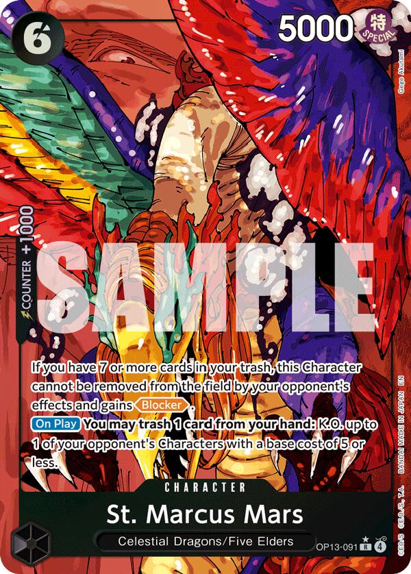 St. Marcus Mars (Alternate Art) [Carrying On His Will] | Shuffle n Cut Hobbies & Games