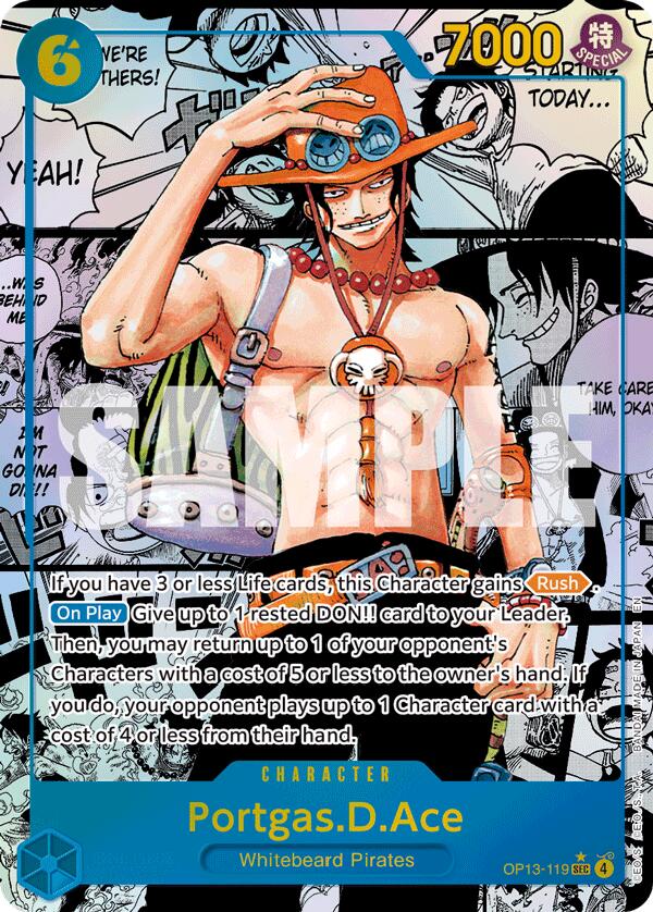 Portgas.D.Ace (Super Alternate Art) [Carrying On His Will] | Shuffle n Cut Hobbies & Games