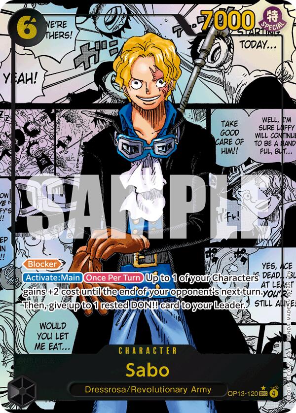 Sabo (Super Alternate Art) [Carrying On His Will] | Shuffle n Cut Hobbies & Games