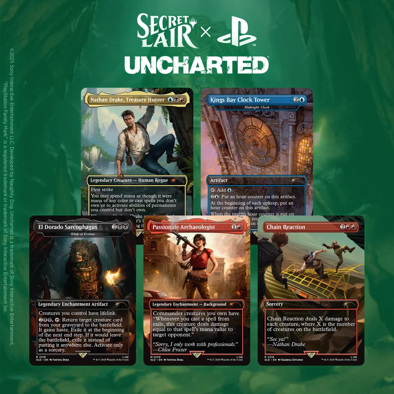 Secret Lair x Uncharted (Non-Foil Edition) | Shuffle n Cut Hobbies & Games