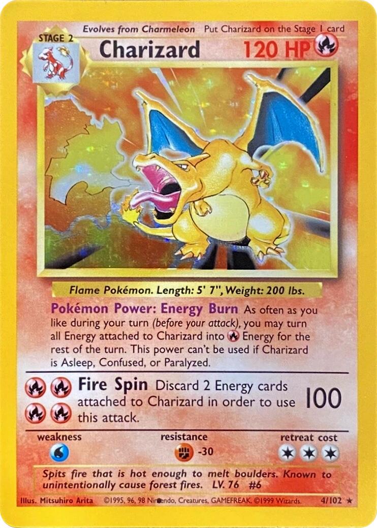 Charizard (004/102) (Black Dot Error) [Base Set 2] | Shuffle n Cut Hobbies & Games