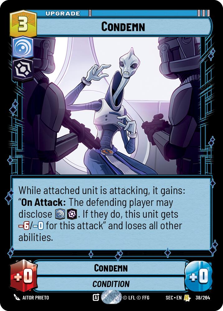 Condemn (38/264) (38/264) [Secrets of Power] | Shuffle n Cut Hobbies & Games