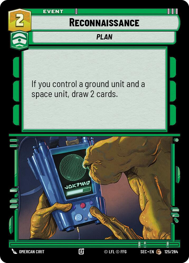 Reconnaissance (125/264) (125/264) [Secrets of Power] | Shuffle n Cut Hobbies & Games