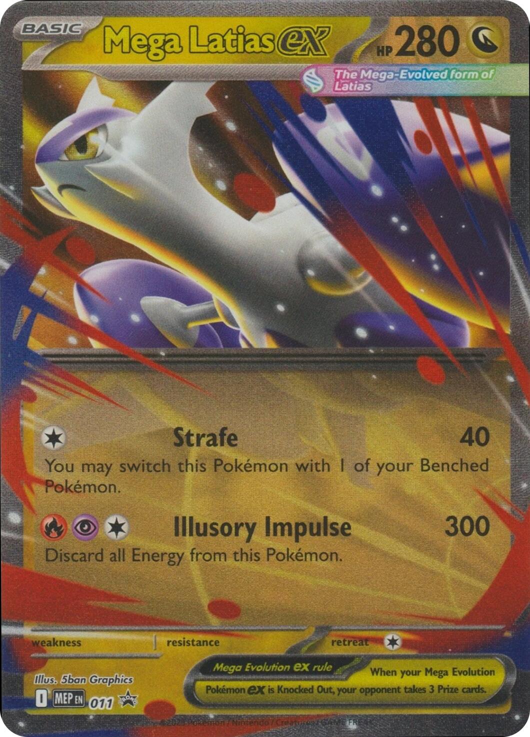 Mega Latias ex (011) [Mega Evolutions Promo] | Shuffle n Cut Hobbies & Games