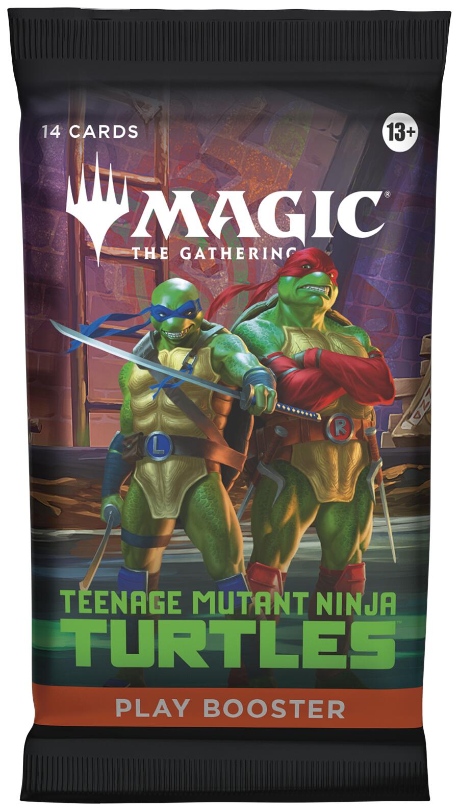 Teenage Mutant Ninja Turtles - Play Booster Pack | Shuffle n Cut Hobbies & Games