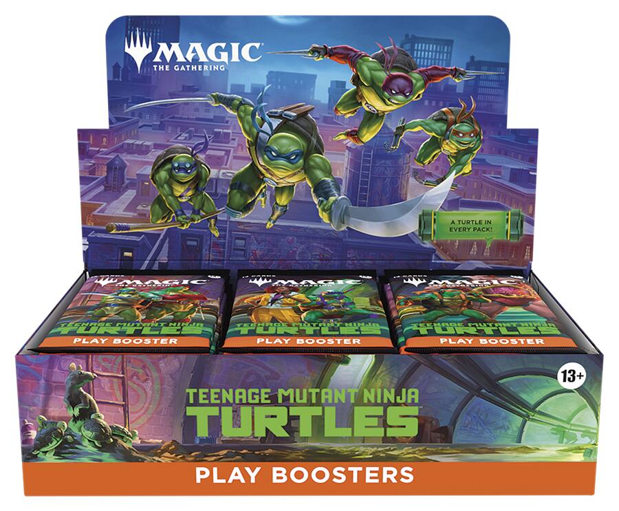Teenage Mutant Ninja Turtles - Play Booster Display | Shuffle n Cut Hobbies & Games