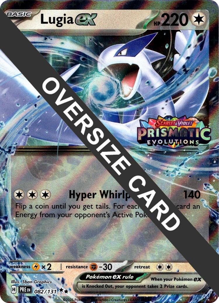 Lugia ex (082/131) (Jumbo Card) [Scarlet & Violet: Prismatic Evolutions] | Shuffle n Cut Hobbies & Games