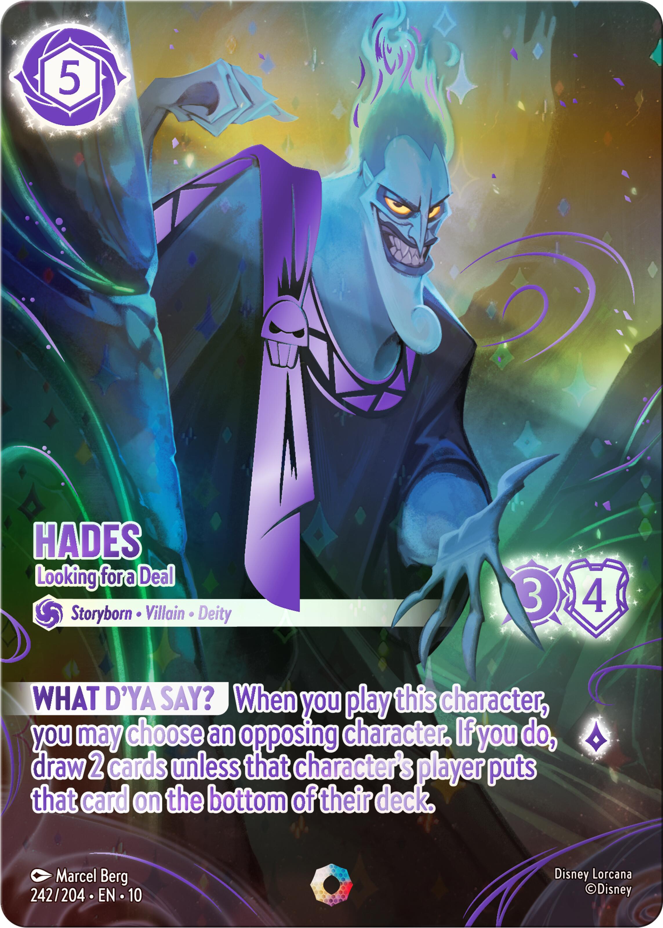 Hades - Looking for a Deal (Iconic) (242/204) [Whispers in the Well] | Shuffle n Cut Hobbies & Games