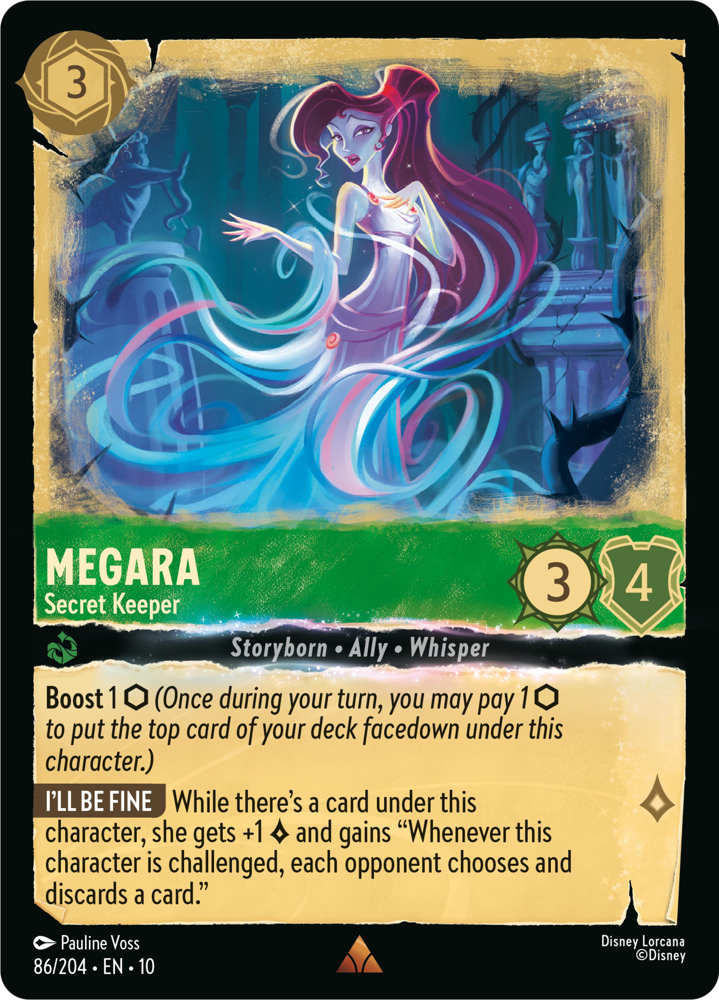 Megara - Secret Keeper (86/204) [Whispers in the Well] | Shuffle n Cut Hobbies & Games