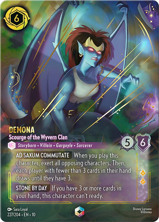 Demona - Scourge of the Wyvern Clan (Enchanted) (227/204) [Whispers in the Well] | Shuffle n Cut Hobbies & Games