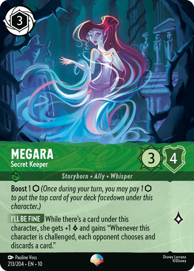Megara - Secret Keeper (Epic) (213/204) [Whispers in the Well] | Shuffle n Cut Hobbies & Games