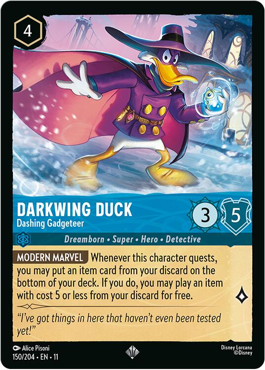 Darkwing Duck - Dashing Gadgeteer (150/204) [Winterspell] | Shuffle n Cut Hobbies & Games