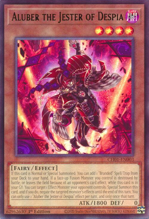 Aluber the Jester of Despia [CH01-EN003] Ultra Rare | Shuffle n Cut Hobbies & Games