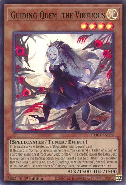 Guiding Quem, the Virtuous [CH01-EN006] Ultra Rare | Shuffle n Cut Hobbies & Games