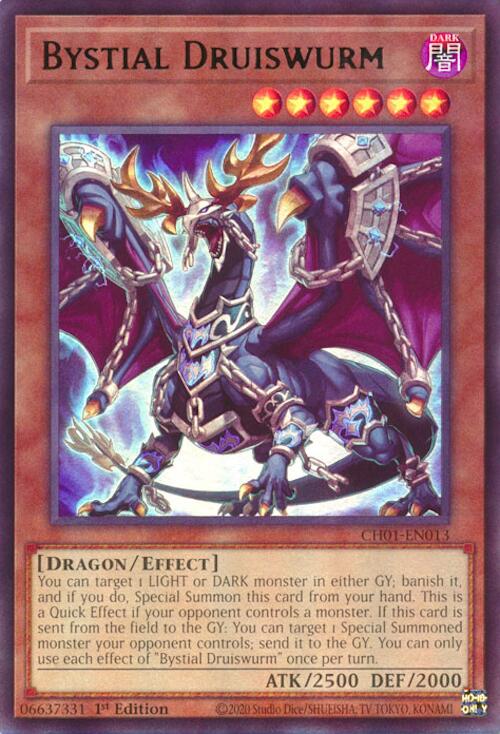 Bystial Druiswurm [CH01-EN013] Ultra Rare | Shuffle n Cut Hobbies & Games