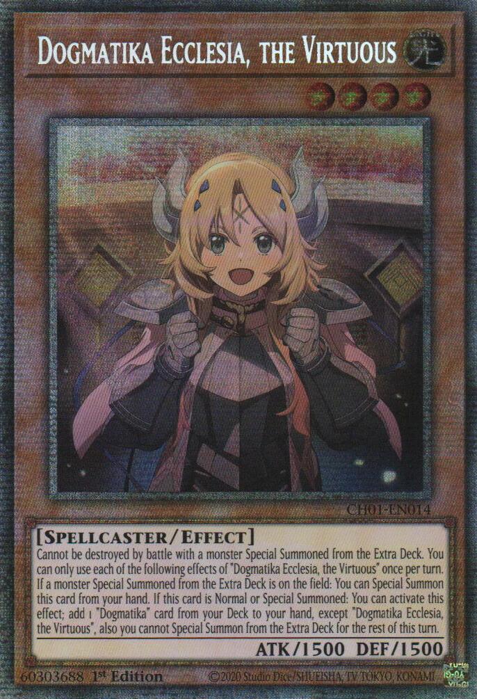 Dogmatika Ecclesia, the Virtuous (Starlight Rare) [CH01-EN014] Starlight Rare | Shuffle n Cut Hobbies & Games