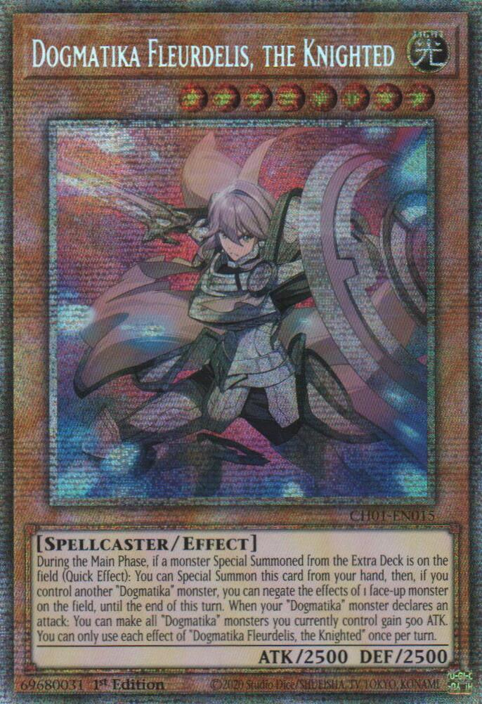 Dogmatika Fleurdelis, the Knighted (Starlight Rare) [CH01-EN015] Starlight Rare | Shuffle n Cut Hobbies & Games