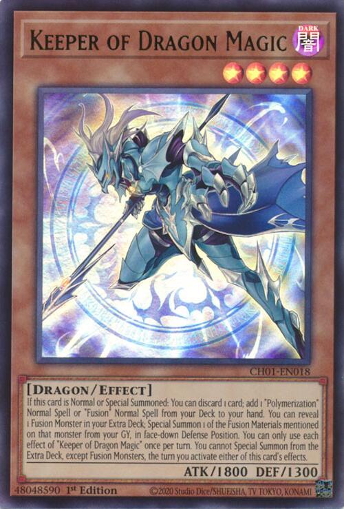 Keeper of Dragon Magic [CH01-EN018] Ultra Rare | Shuffle n Cut Hobbies & Games