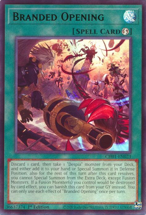 Branded Opening [CH01-EN023] Ultra Rare | Shuffle n Cut Hobbies & Games