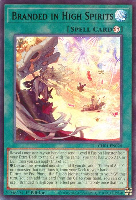 Branded in High Spirits [CH01-EN024] Ultra Rare | Shuffle n Cut Hobbies & Games