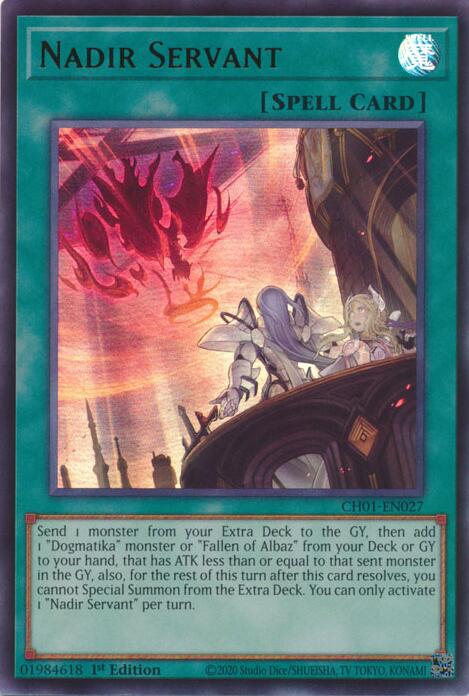 Nadir Servant [CH01-EN027] Ultra Rare | Shuffle n Cut Hobbies & Games