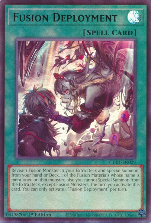 Fusion Deployment [CH01-EN029] Ultra Rare | Shuffle n Cut Hobbies & Games