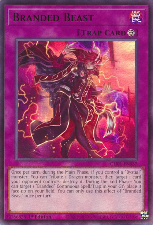 Branded Beast [CH01-EN037] Ultra Rare | Shuffle n Cut Hobbies & Games