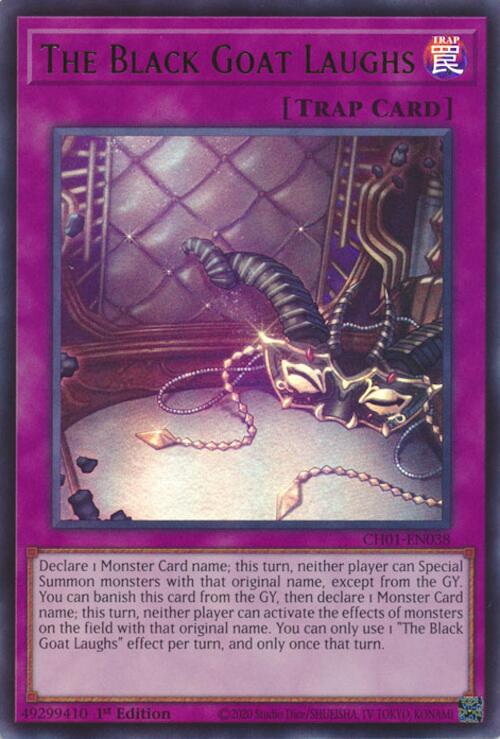 The Black Goat Laughs [CH01-EN038] Ultra Rare | Shuffle n Cut Hobbies & Games