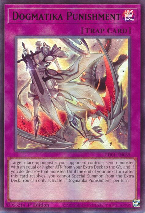 Dogmatika Punishment [CH01-EN039] Ultra Rare | Shuffle n Cut Hobbies & Games