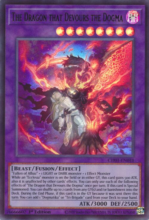 The Dragon that Devours the Dogma [CH01-EN041] Ultra Rare | Shuffle n Cut Hobbies & Games