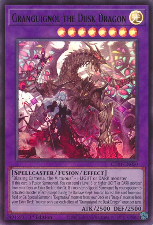 Granguignol the Dusk Dragon [CH01-EN050] Ultra Rare | Shuffle n Cut Hobbies & Games