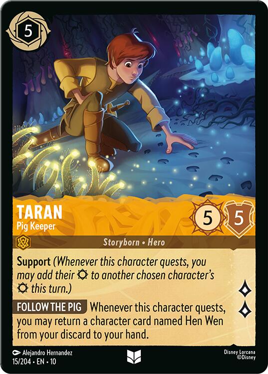 Taran - Pig Keeper (15/204) [Whispers in the Well] | Shuffle n Cut Hobbies & Games